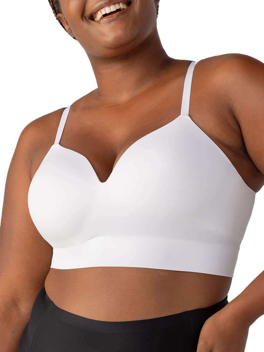 SHAPERMINT Supportive Wireless Bras, Full Coverage, Comfortable with Support and Lift, Adjustable Straps and Hook, Wire-Free, Modern Foam Cups, Convertible Straps, Beige, Size S