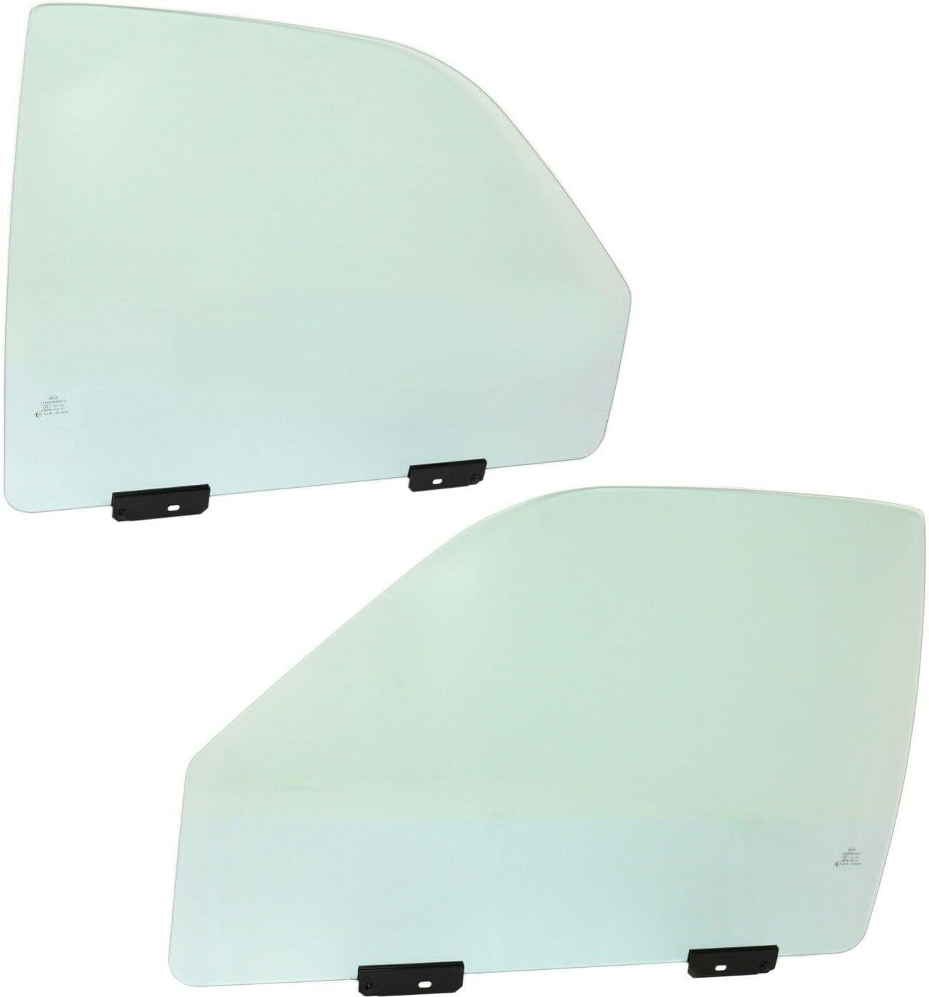Door Glass Fits Dodge Ram 1500 3.9L/5.2L/5.9L 1994-2001|Dodge Ram 2500 5.2L 1994-1996|Dodge Ram 2500/3500 5.9L/8.0L 1994-2002 Set of 2 Front Driver and Passenger Side DD08489GTYN