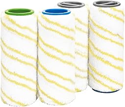 Yolando 4pcs Rulli di Ricambio per Kärcher FC3 FC5 FC7 Cordless Lavapavimenti Accessorio 2.055-006.0