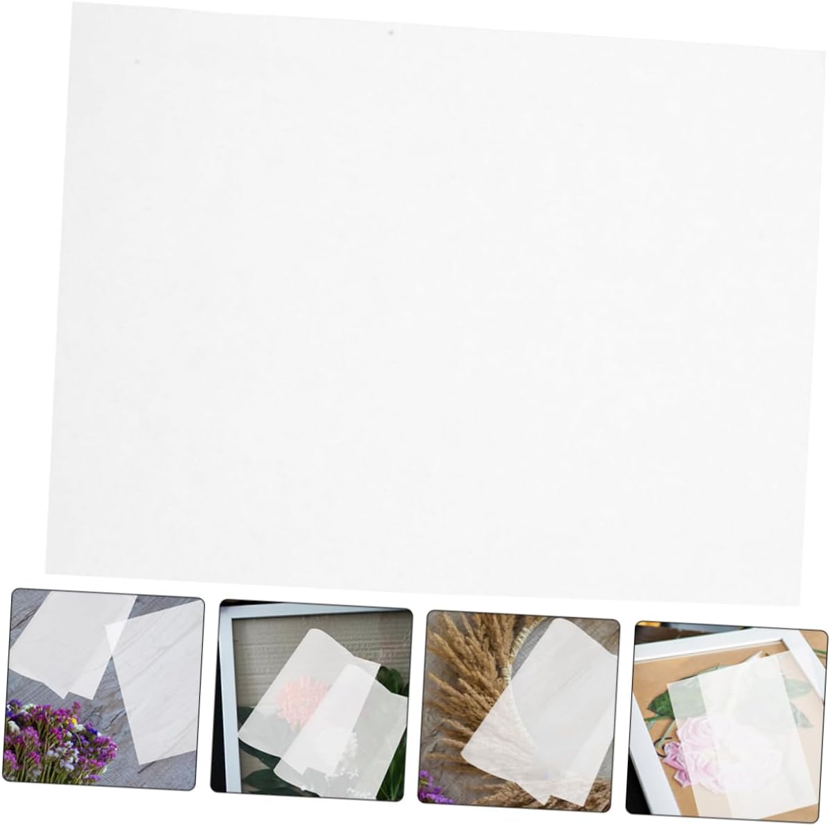 BCOATH 30pcs Embossed Backing Paper for Blotter DIY Flower Pressing Blotting Papers Absorbent Floral for Bouquets