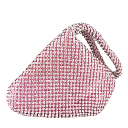 Mini pochette de soirée strass Boutique De FGG sac à main triangulaire