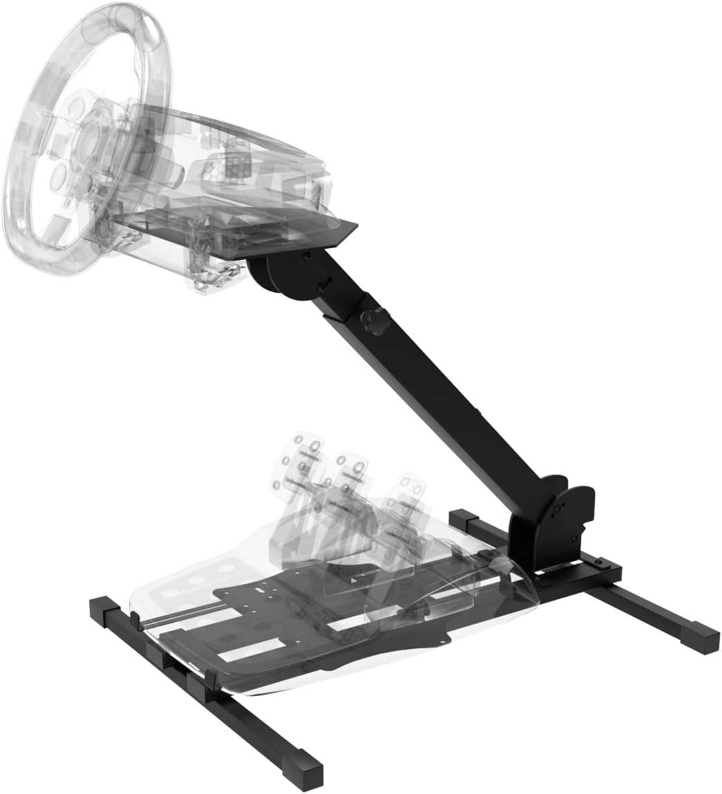 EGOTECH Universal Pro Driving Simulator Supporto universale ripiegabile per volante, cambio, pedaliera, simulatore di guida per console e videogiochi