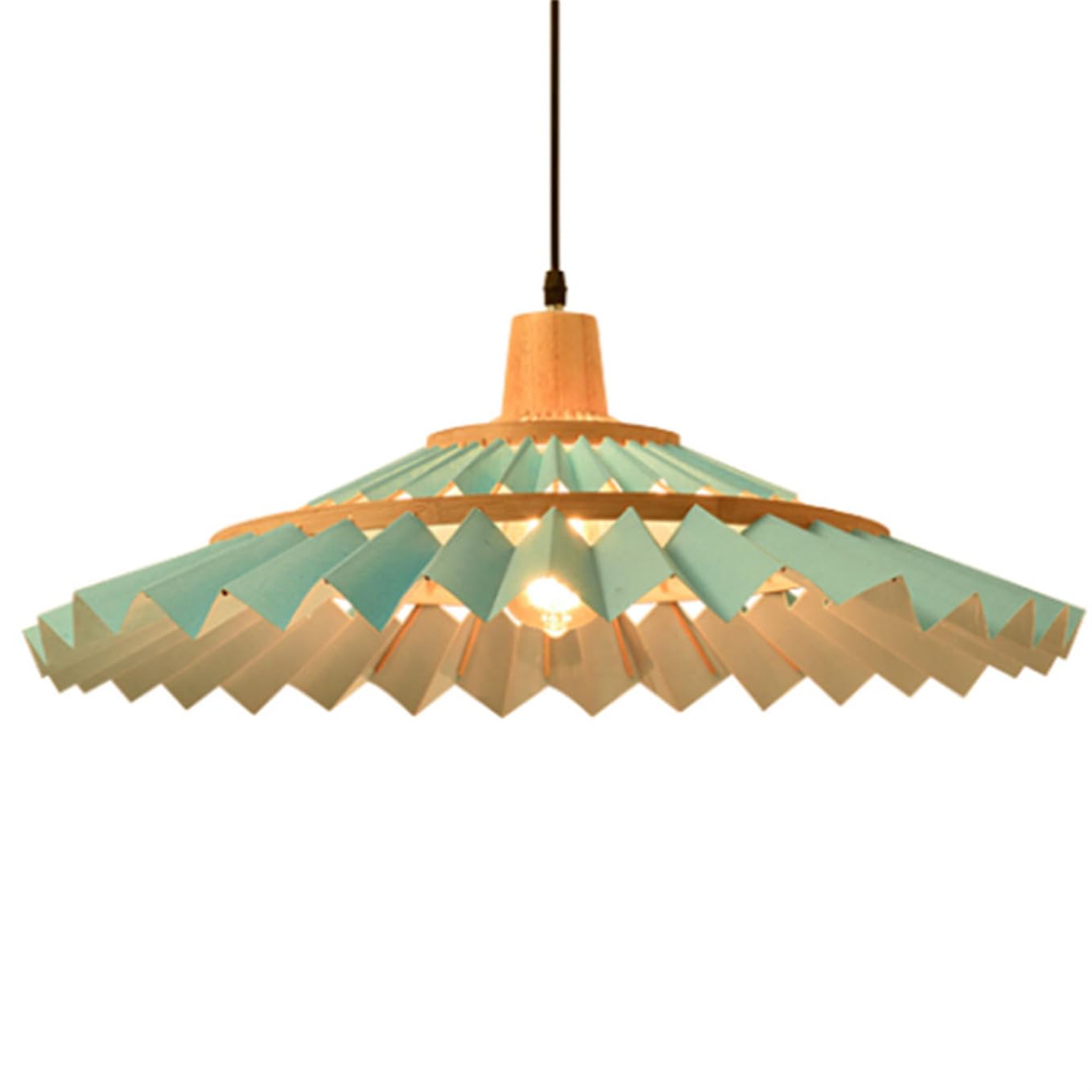 LQZCXMF Faux Parchment Bamboo Light Fixture Umbrella Shape Wicker Chandelier Japanese Style Rustic Bamboo Art Pendant Light with Pattern Lantern for Kitchen Dining Room Hallway Fixtures 1-Pack