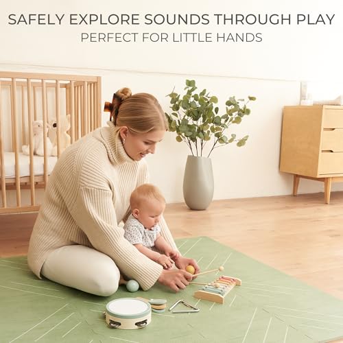 Zicoto ZIC-INSTRUMENT_23-191 Fun Musical Instruments For Toddlers - The Perfect Wooden Instruments For Little Ones To Explore Sounds Through Play - Great Montessori Toy Gift For Babies, Toddlers 1-3, And Kids thumb #3