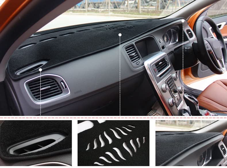 Alfombrilla para salpicadero Hyundai Santa Fe ix45 con doble capa protectora 6
