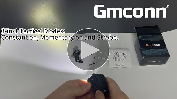 Amazon.com: Gmconn 800lm Pistol Light and Green Laser Combo