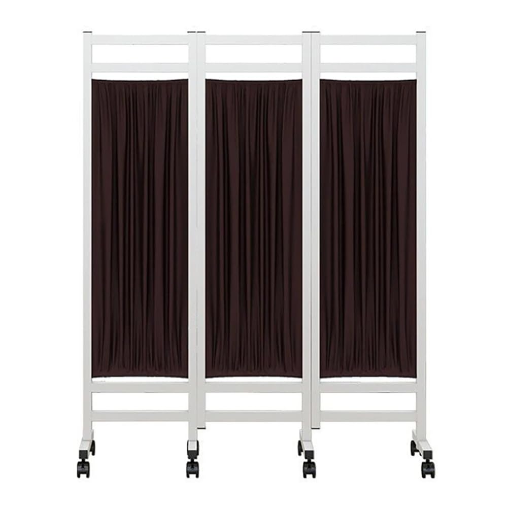 GYEQXKT Folding Privacy Screen with Wheels - Adjustable Freestanding Room Divider for Hospitals and Offices