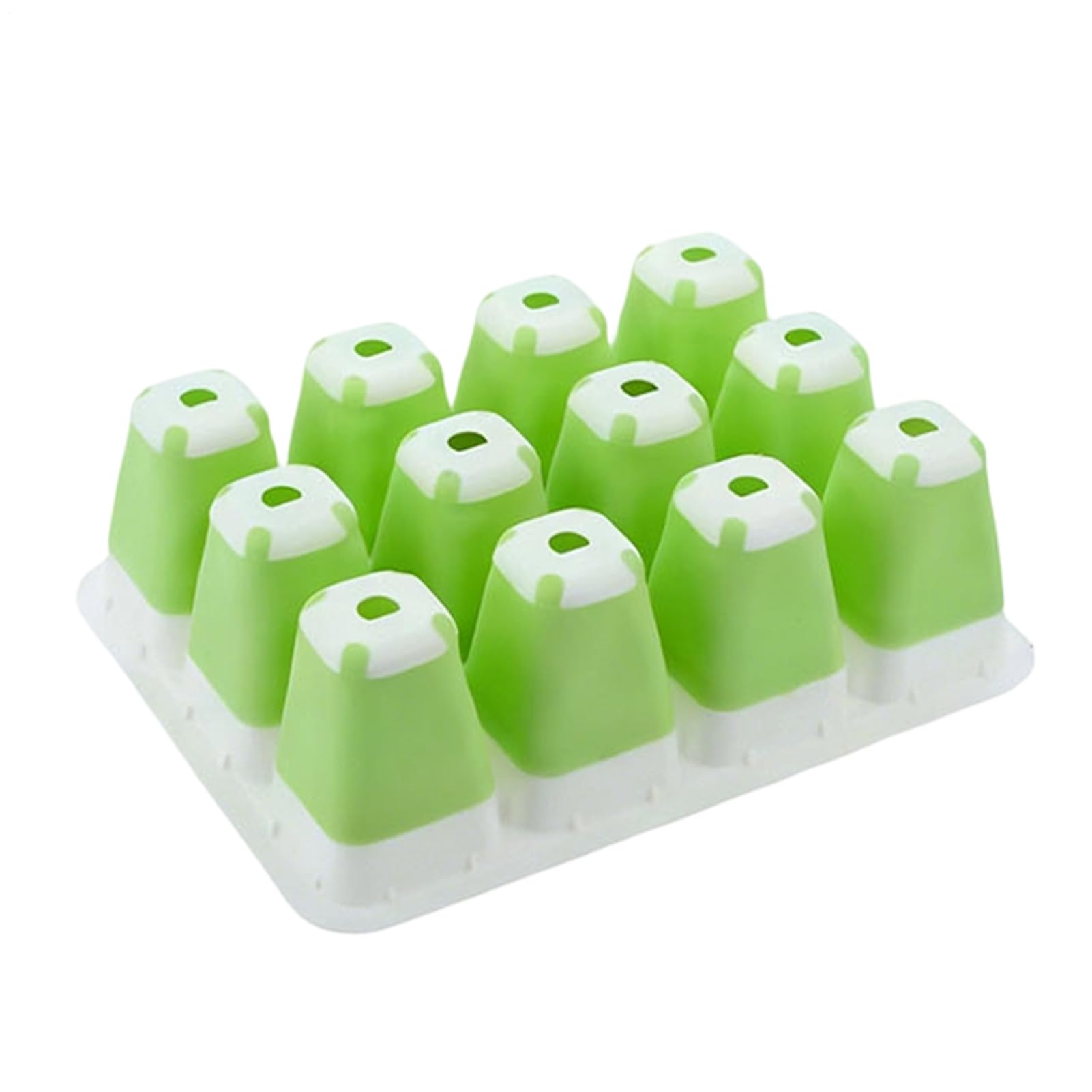 Seedling Tray - 12-Cells Silicone Reusable Grow Box,Gardening Plant Germination Tray,for Women Beginners Indoor Home Apartment Living Room Garden Greenhouse Backyard Balcony Patio