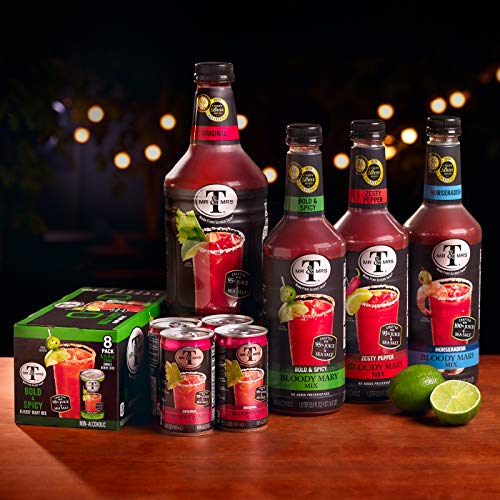 Mr & Mrs T 070655910016 Original Bloody Mary Mix, 1.75 L Bottle (Pack Of 6), Tomato Juice Blend Cocktail Mixer thumb #7