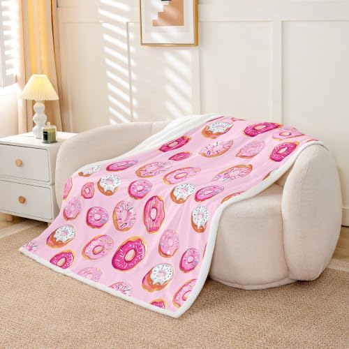 Image of Feelyou Girls Donuts Blanket 30 inchx40 inch Boys Girls Gift Sofa Warm