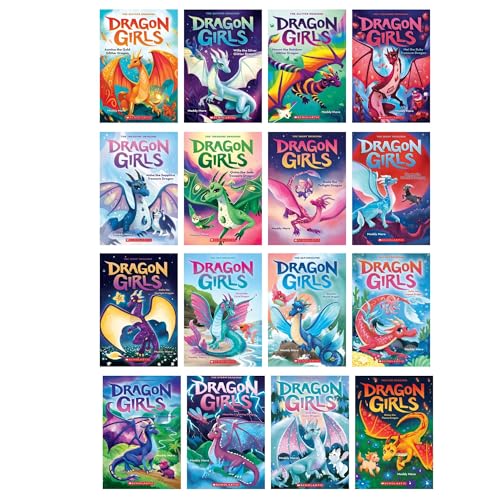 Dragon Girls Series Complete 16 Books Set, Books 1 - 16