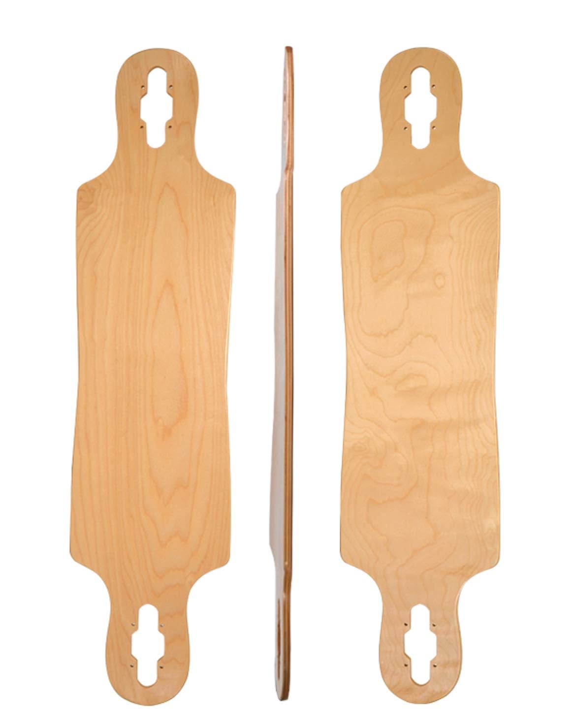 lordofbrands Monopatín Tablas Skate Skateboard Cruiser Longboard Decks Wood Madera Shapes (Longboard 40x9)