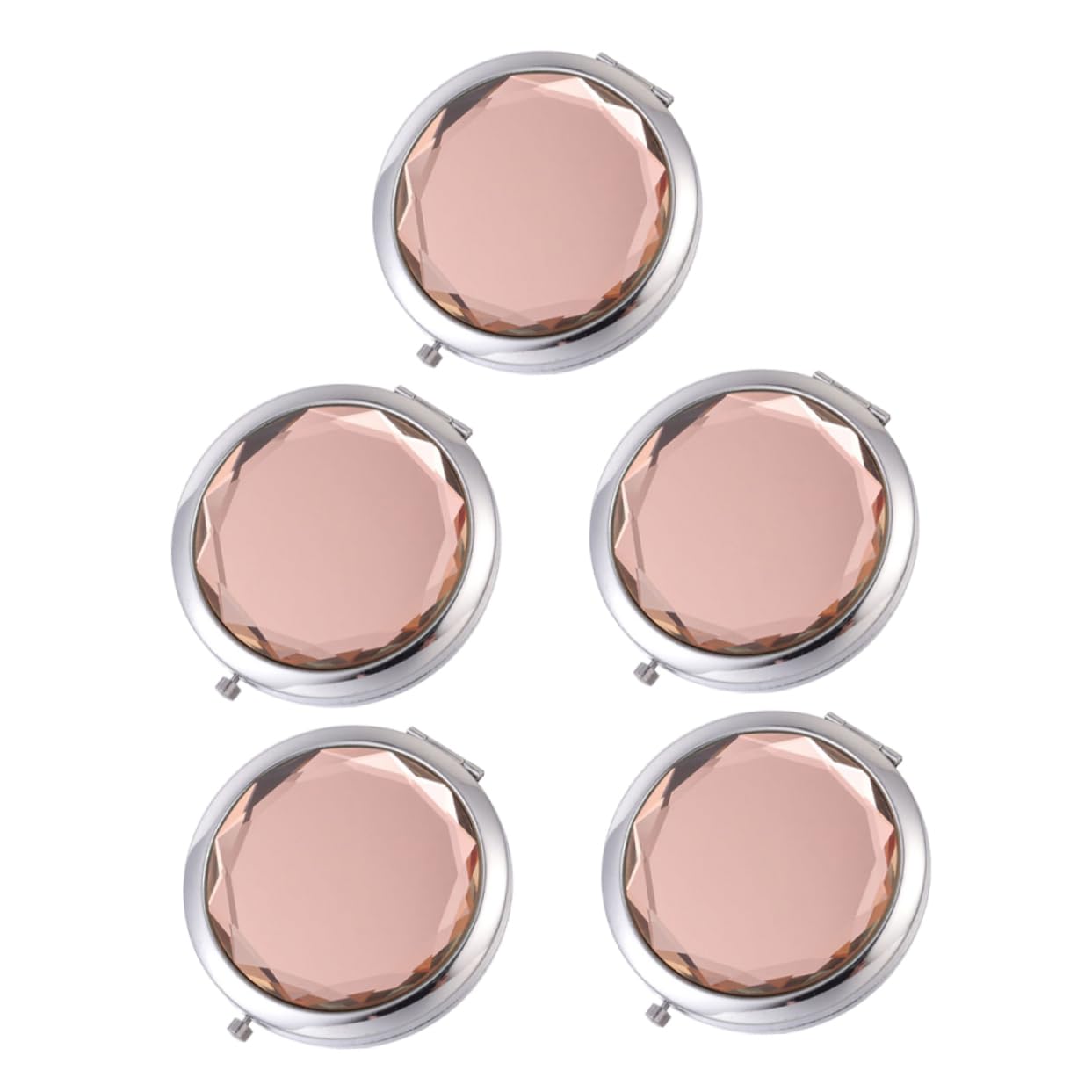 Miroir de maquillage double face compact pour corriger les imperfections