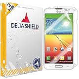 LG L90 Screen Protector [2-Pack], DeltaShield BodyArmor Full Coverage Back + Front Screen Protector for LG L90 Military-Grade Clear HD Anti-Bubble Film