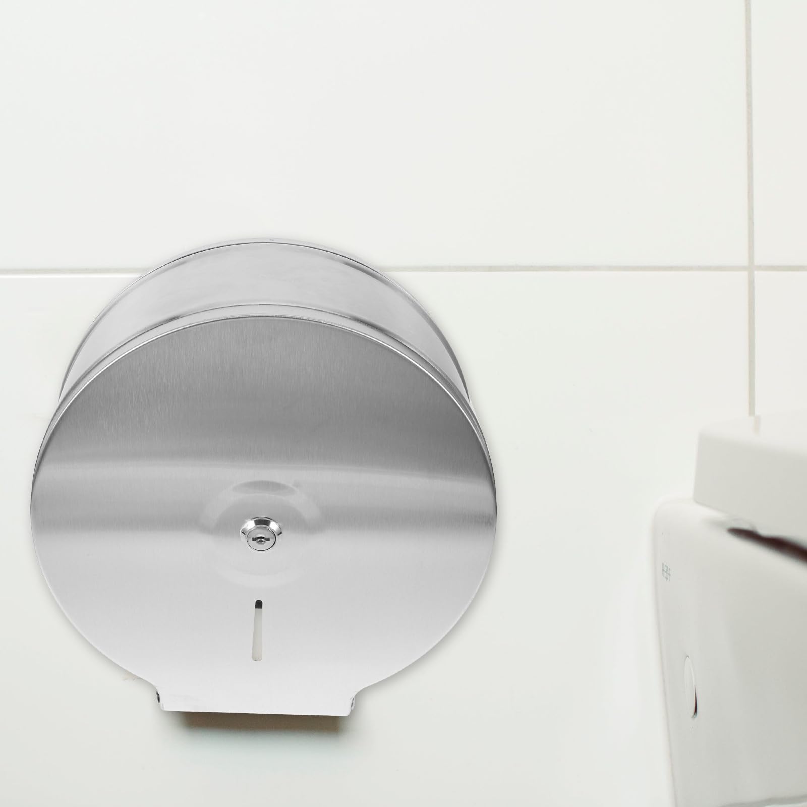 Kisangel Portarrollos Moderno y Minimalista de Acero Inoxidable de Papel Higiénico Resistente Capacidad Fuerte para Baño Doméstico y Hotel