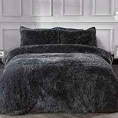 Sleepdown Juego de Funda de edredón de Pelo Largo ...