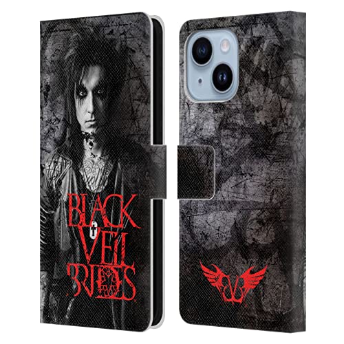 Protection iPhone 14 Plus Black Veil Brides étui cuir portefeuille Jake