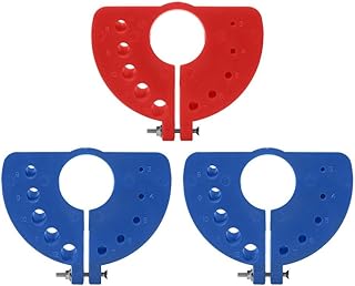 Oniissy Juego de sacapuntas portátil de 3 piezas, herramienta de amoladora ABS para taller en casa, color rojo y azul para un mantenimiento rápido y fácil de tu equipo