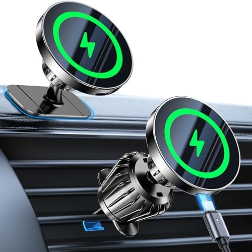 Kaistyle for MagSafe Car Mount Charger【Stronger Magnets】iPhone Ma...