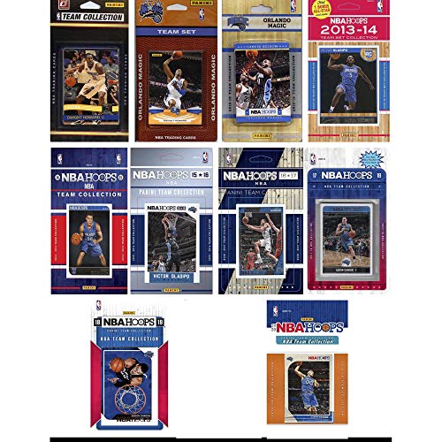 NBA Orlando Magic 10 Different Licensed Trading Card Team Sets