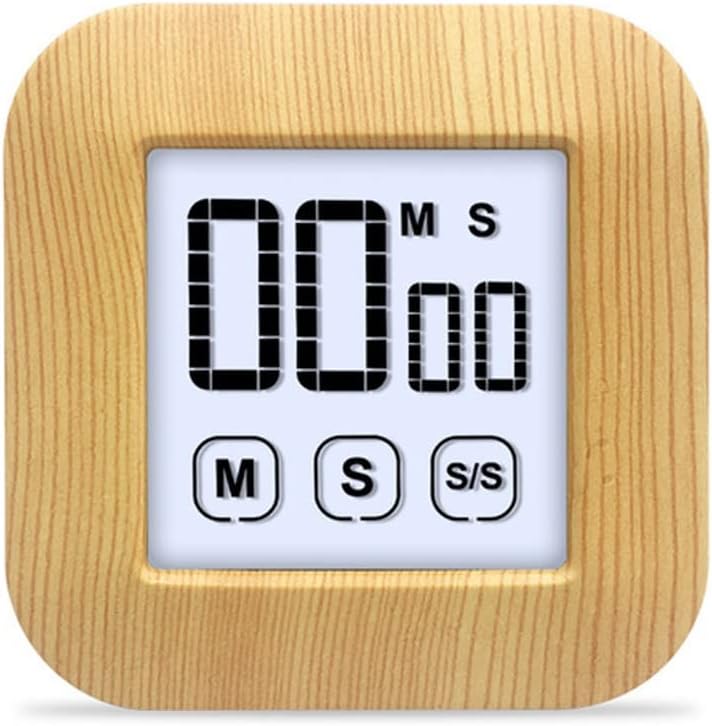 Kitchen Smart Press Screen Timer Digital Cooking Magnetic Clock LCD ABS Stopwatch Countdown