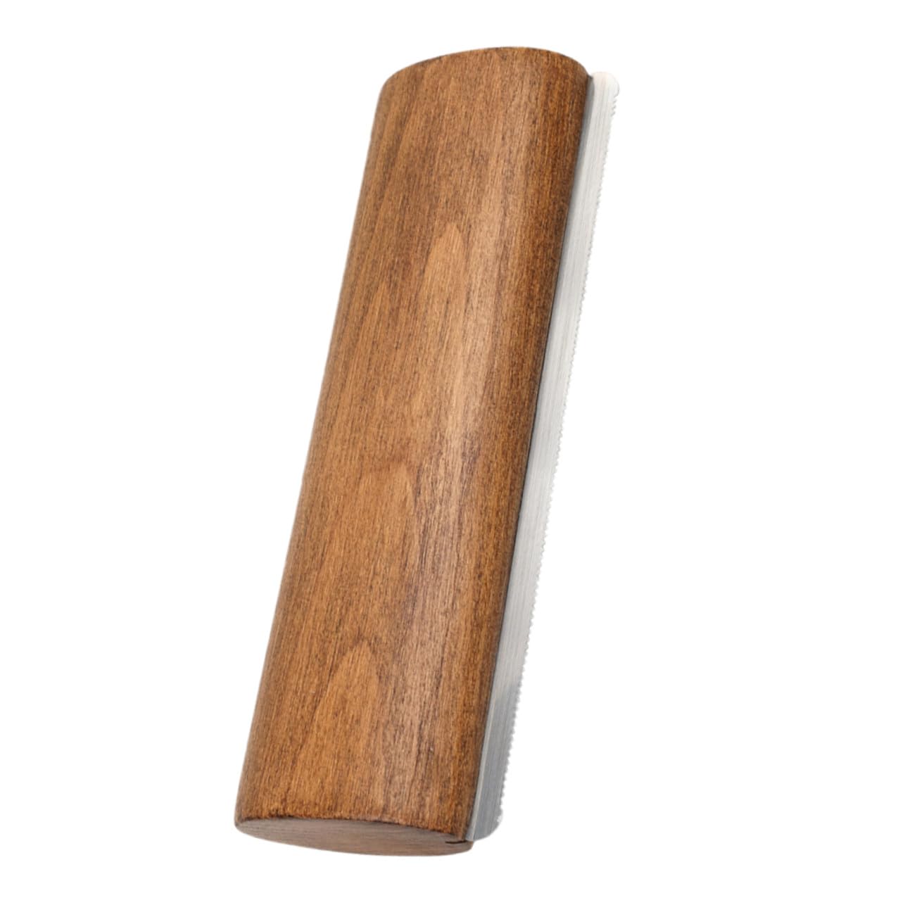 Pferdepflegeschaber mit Ergonomischem Griff, 20cm Holz und Metall