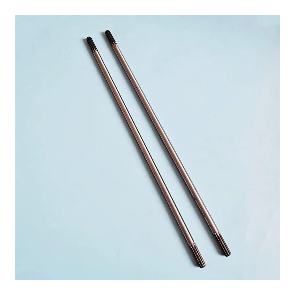 Eje de transmisión de 9 Dientes y 8 mm de diámetro, Apto for miniexcavadoras manuales con Tubo de 26 o 28 mm de Longitud, 530 mm.(2 x Drive Shaft)