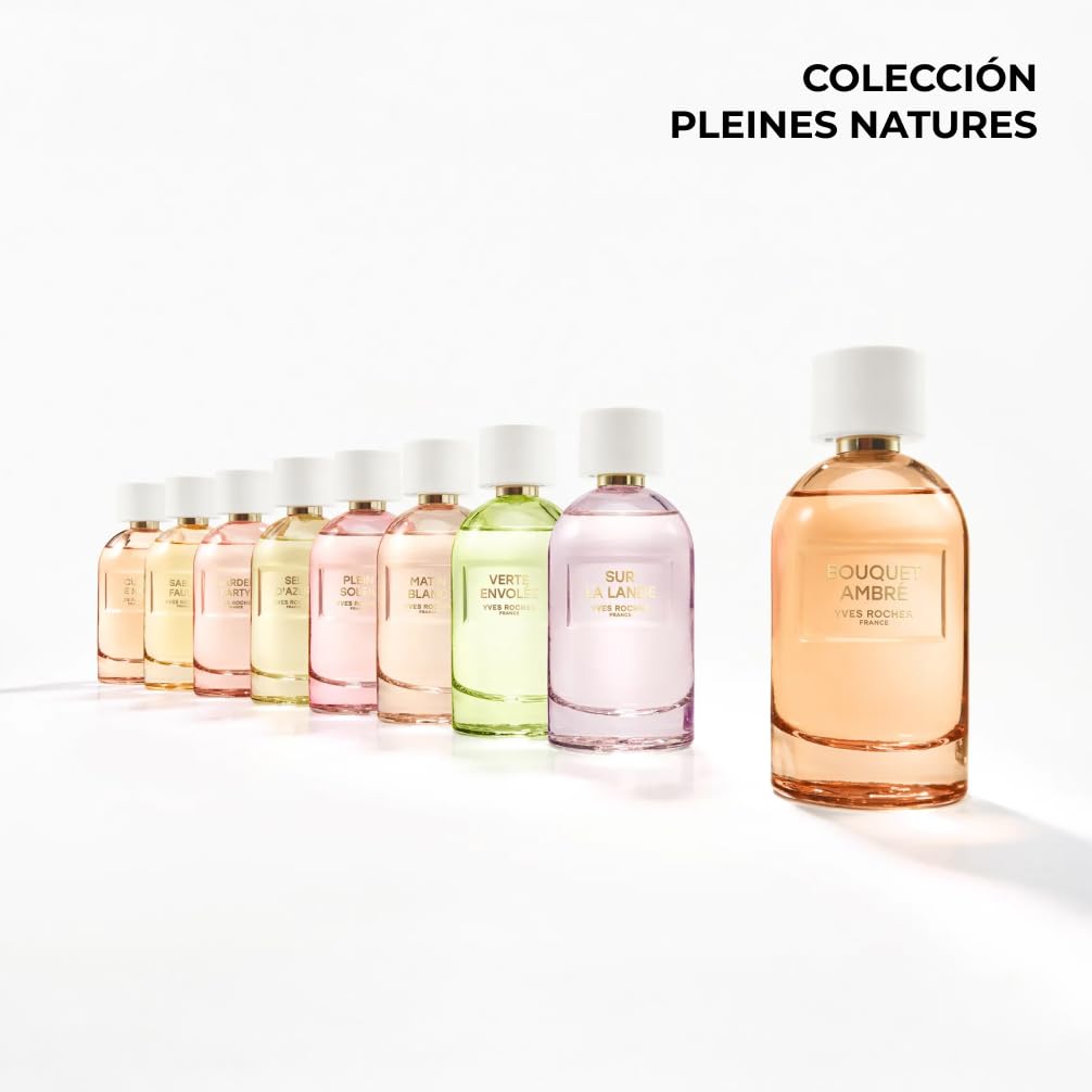 Yves Rocher Eau de Parfum para Mujeres Cuir de Nuit PLEINES NATURES 100 ml | Perfumes para Mujer Vainilla Ámbar Intenso – Notas de Vainilla, Cacao y Café – Aromas Cálidos y Gourmand – Idea de Regalo