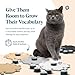FluentPet Speak Up Key Vocab Kit with Clearer Upward-Facing Sound - 12 Recordable Buttons for Dogs & 6 Neutral HexTiles | Dog & Cat Communication Buttons Set | with Batteries