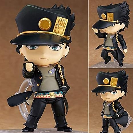 Amazon Co Jp 奇妙な冒険985 空条承太郎関節式ねんどろいどqバージョン顔変更フィギュアフィギュア コレクション装 飾クラフトギフト アニメファンのため おもちゃ