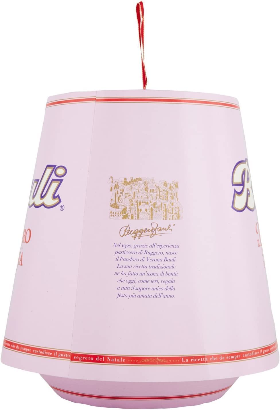 4x Bauli Il Pandoro di Verona Tradizionale weich pandoro mit Puderzucker 700g