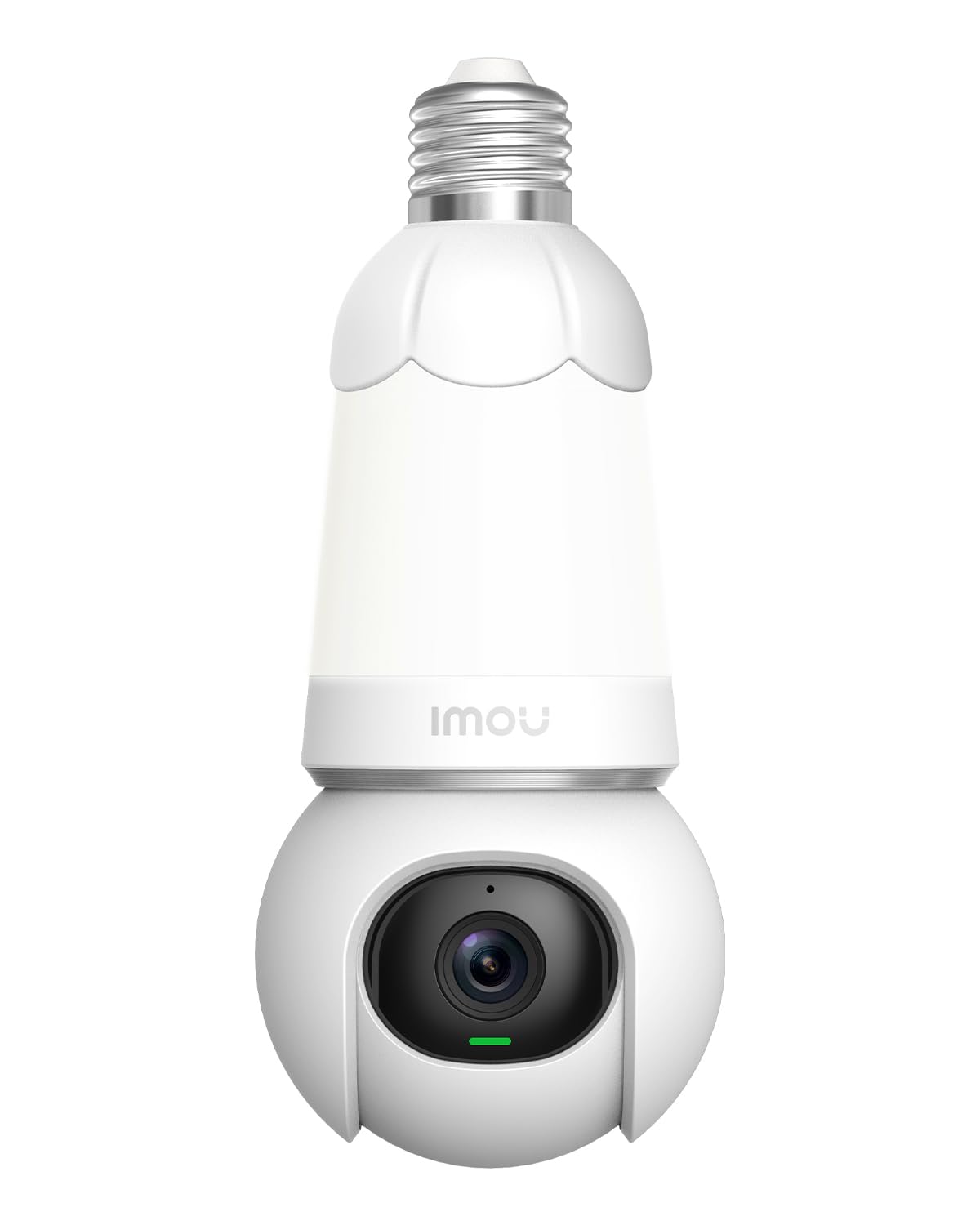 Sonew Telecamera WiFi A Lampadina E27, 360° Panoramica 1080P, Visione Notturna A Colori E Audio Bidirezionale