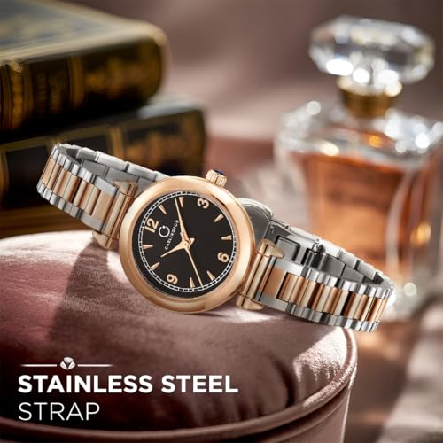 Image of Carlington Diva Series Analog Women Wrist Watches with Stainless Steel Chain Strap | Premium Fashion Watches for Ladies | CT - 114