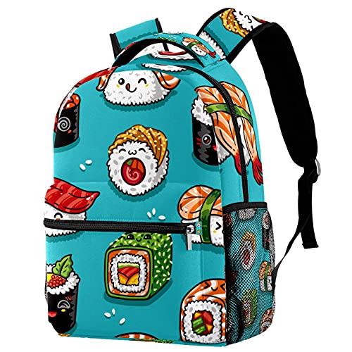 Sac à dos campus bleu pour filles et garçons avec porte-bouteille