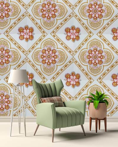 Image of Barebeauty 3D Wall Panel Wallpaper, Self Adhesive PE Foam Brick Sticker, Waterproof Wall Covering for Home Decor, 70 x 70 cm (Pack of 1, 5.27 Sq. Ft. Approx)