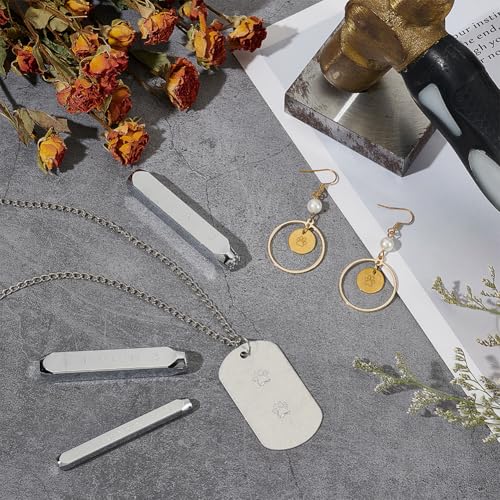 BENECREAT 3-teiliges Metallstempelset mit Hundepfoten-Design, 3/5/7mm Metallstempel zum Stanzen und Stempeln für DIY-Schmuckhandwerk, Weihnachtskarten, Scrapbook-Zubehör