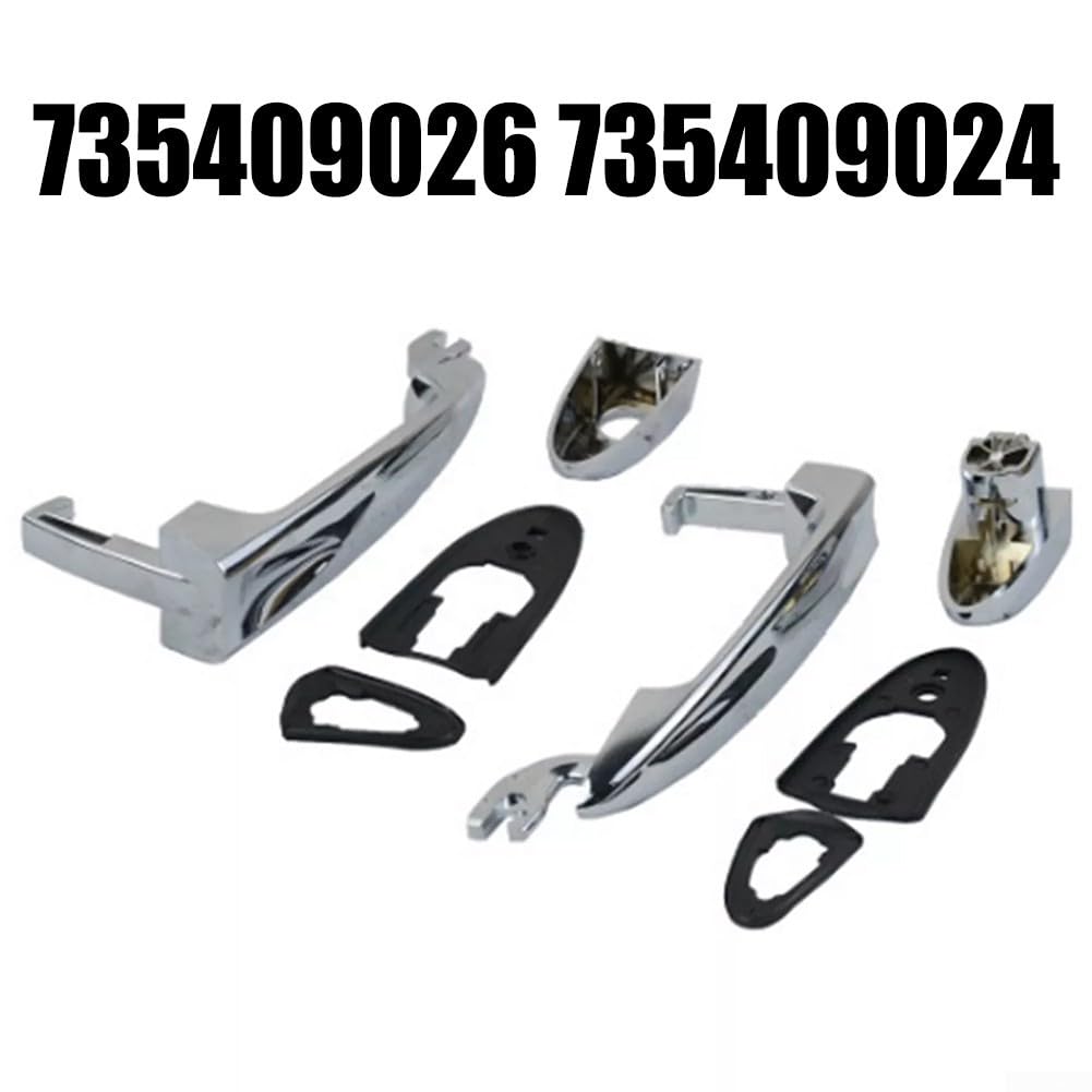 COPPIA MANIGLIA PORTA ANTERIORE LANCIA YPSILON MODELLI 2003 2011 RICAMBIO OEM 735409026
