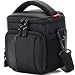 Produktbild MCHENG Stoßfest Wasserdicht Kameratasche Universal Schultertasche für Systemkamera Kompaktkamera Canon Nikon Sony, Schwarz