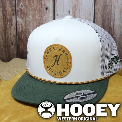Image of HOOEY Spur Adjustable Snapback Hat - High Profile 5-Panel Breathable Mesh Baseball Cap, Trucker Hat for Men and Women