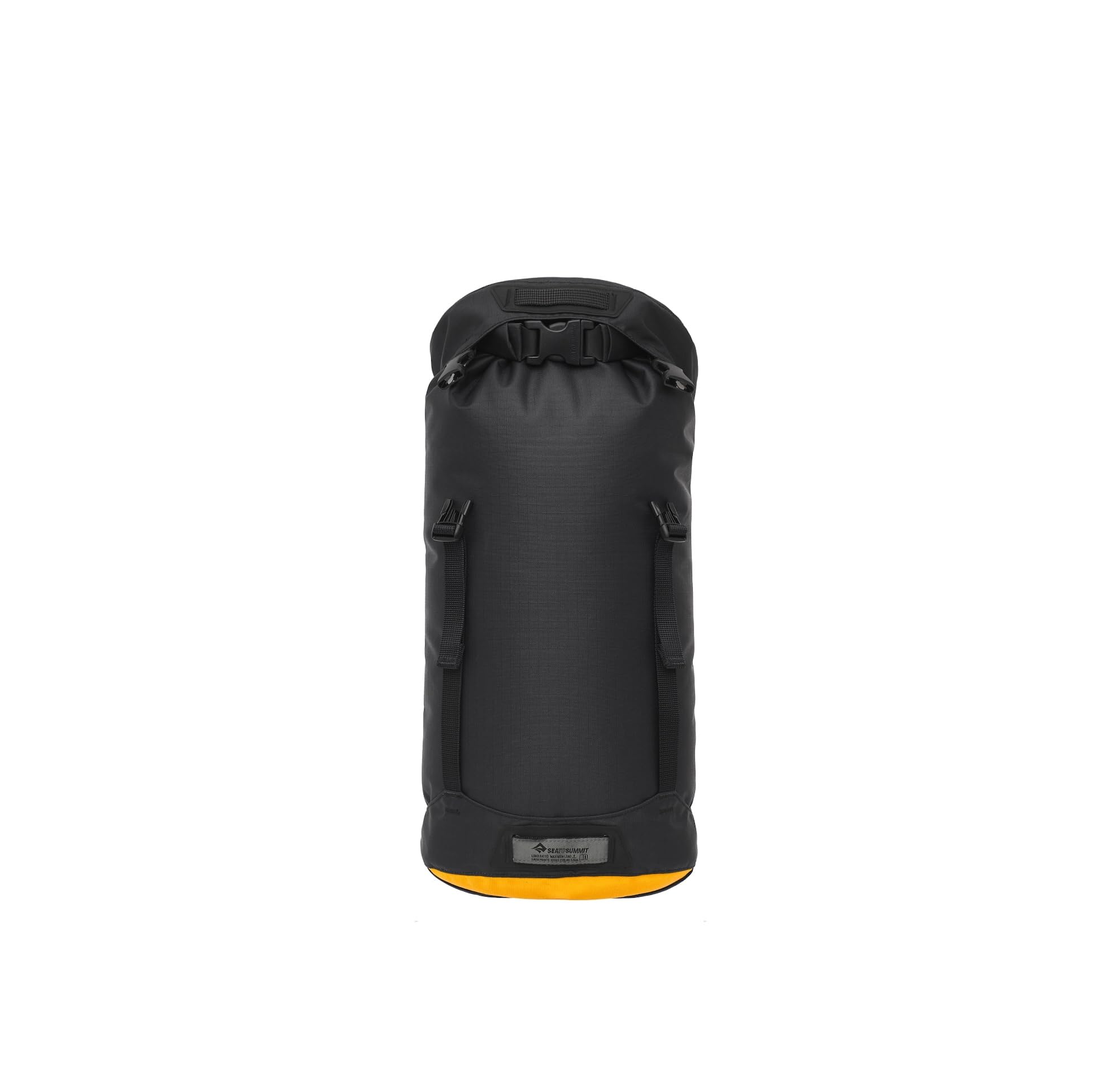 Sea to Summit - Evac Compression Dry Bag HD - Space Saving Waterproof Storage - Roll-Top - Heavy Duty Cordura Fabric - For Backpacking & Kayaking - Jet Black