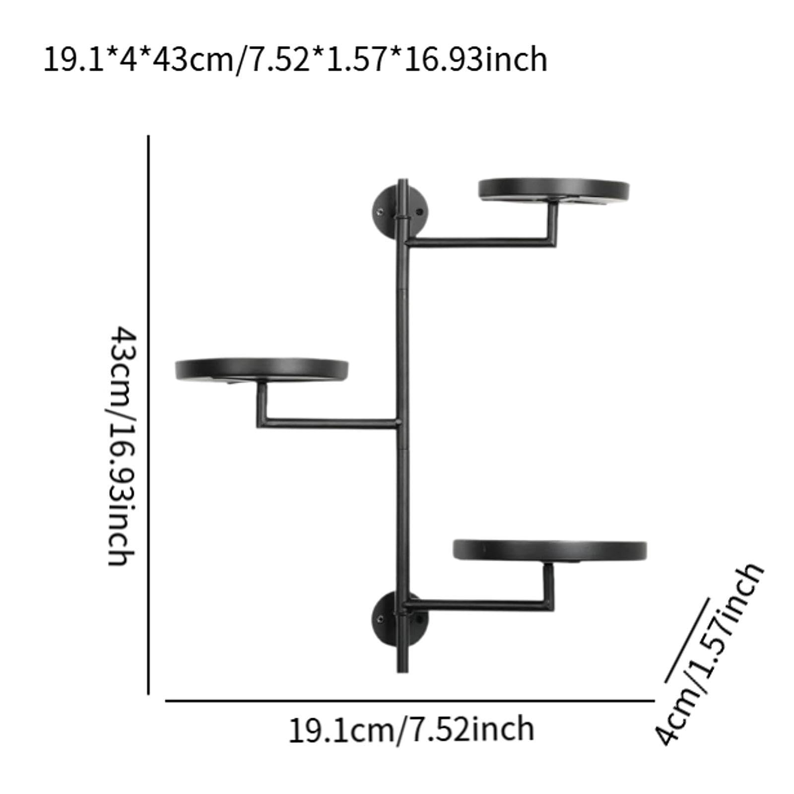 Estante Giratorio para Plantas, Soporte para Macetas, Resistente Y Fácil de Montar, Ideal para Oficina, Estudio, Balcón O Dormitorio.