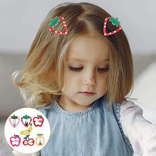 Lurrose 14Pcs Hair Clip For Kids With Fruit Shape Hair Barrette For Girls #TOP6