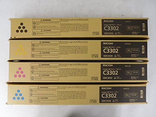 RICOH 純正トナー　C3302 4色セット売り リコー RICOH MPトナーC3302/MPC3302 4色/ブラック/シアン
