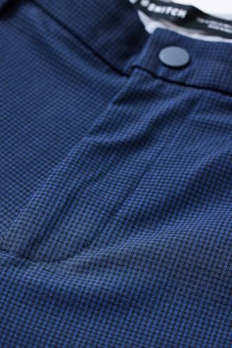 Image of SNITCH Men Chinos | Slim Fit Mid Rise Solid Pattern | Cotton Blend with Medium Stretch & Smooth Texture | Button & Zip Closure for Casual & Street Wear
