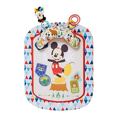 Bright Starts, Disney Baby Alfombrilla con Cojin de Apoyo y Juguetes Cover