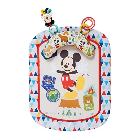 Bright Starts, Disney Baby Alfombrilla con Cojin de Apoyo y Juguetes Cover