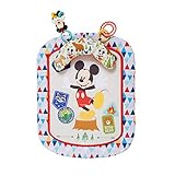 Disney Mickey Mouse Camping with Friends Tummy Time Prop Mat, Ages Newborn +