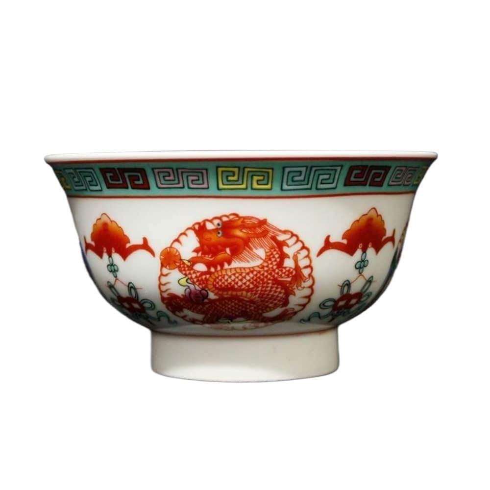 miska do zupy, 11 cm 4,3 cala Ceramiczny ręcznie malowany pastelowy etniczny granat