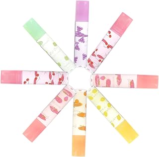 Beaupretty 8 Peças De Bálsamo Labial Essência Brilho Labial Hidratante Loção Labial Tubos De Brilho Labial Bonito Brilho Labial Em Massa Brilho Labial Óleo Transparente Brilho Labial Frutas