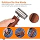 Bushcraft Handbohrmaschine für Holz: Bushcraft Bohrer Set，Handbohrer Überlebensbohrer mit Holster für Camping, Bushcraft, Outdoor Survival